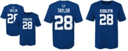 Outerstuff Youth Boys Jonathan Taylor Royal Indianapolis Colts Mainliner Player Name Number T-shirt